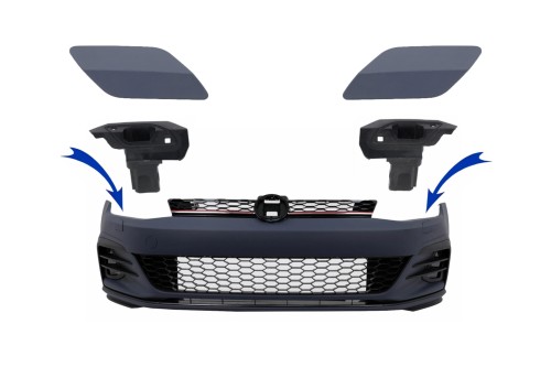 ZAŚLEPKI SPRYSKIWACZY SRA VW GOLF 7.5 (17-20) ZDERZAK GTI