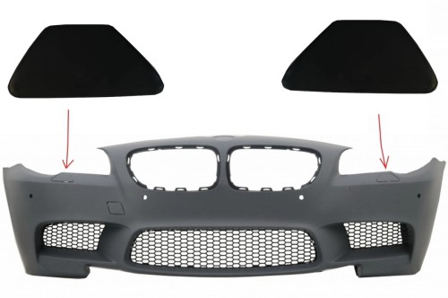 ZAŚLEPKI SPRYSKIWACZY SRA BMW 5 SERII F10 F11 (2011-2017) ZDERZAK M5 LOOK