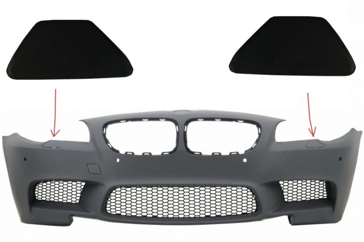 ZAŚLEPKI SPRYSKIWACZY SRA BMW 5 SERII F10 F11 (2011-2017) ZDERZAK M5 LOOK