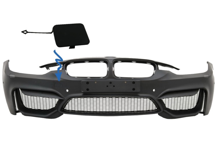 ZAŚLEPKA HAKA HOLOWNICZEGO BMW 3 SERII F30 F31 (11-18) ZDERZAK M4 LOOK