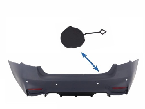 ZAŚLEPKA HAKA HOLOWNICZEGO TYŁ BMW 3 SERII F30 ZDERZAK M3 LOOK