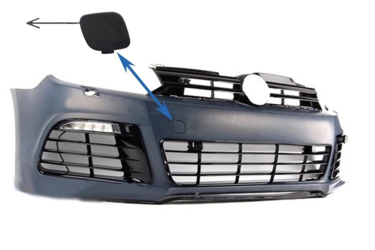 ZAŚLEPKA HAKA HOLOWNICZEGO VW GOLF VI 6 (2008-2013) ZDERZAK R20