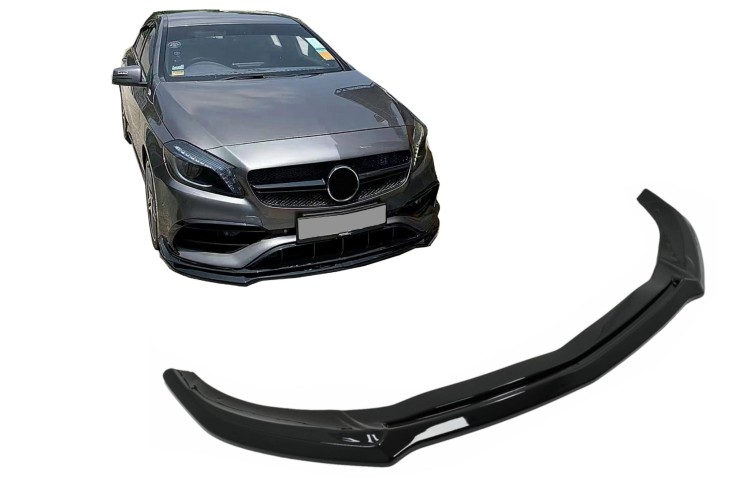 DOKŁADKA PRZEDNIEGO ZDERZAKA MERCEDES A KLASA W176 FACELIFT (2015-2018)