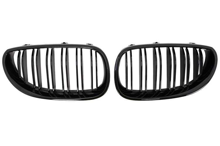 GRILL NERKI BMW 5 SERII E60 E61 (03-10) CZARNY POŁYSK M5 LOOK