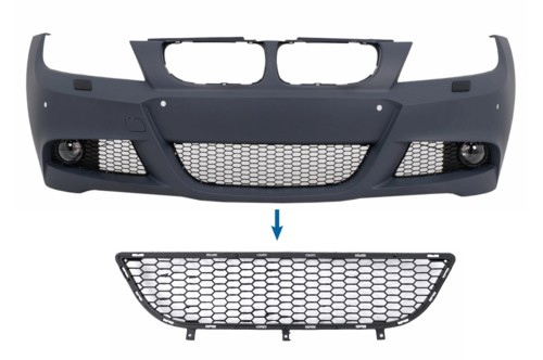 KRATKA ZDERZAKA ŚRODKOWA BMW 3 SERII E90 E91 LCI (2008-2011) M PAKIET
