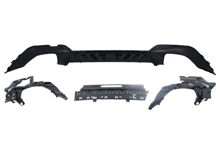 DYFUZOR ZDERZAK BMW 3 SERII G20 G21 (2018-2022) CZARNY POŁYSK + CARBON LOOK