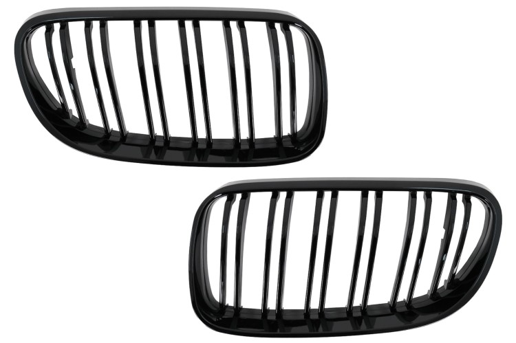 ATRAPA GRILL NERKI BMW 3 SERII E92 E93 LCI (10-15) CZARNY POŁYSK M3 LOOK