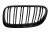 ATRAPA GRILL NERKI BMW 3 SERII E92 E93 LCI (10-15) CZARNY POŁYSK M3 LOOK