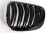 ATRAPA GRILL NERKI BMW 3 SERII E92 E93 LCI (10-15) CZARNY POŁYSK M3 LOOK