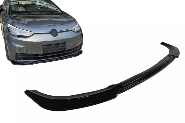 DOKŁADKA PRZEDNIEGO ZDERZAKA VW ID3 (2019-2022) CZARNY POŁYSK