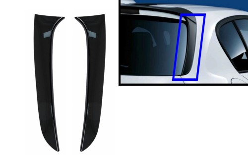 SPOILERY NA KLAPĘ BAGAŻNIKA BMW 1 SERII F20 F21 (2011-2019) CZARNY POŁYSK