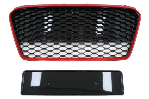GRILL ATRAPA AUDI R8 (2013-2015) RS DESIGN PLASTER MIODU