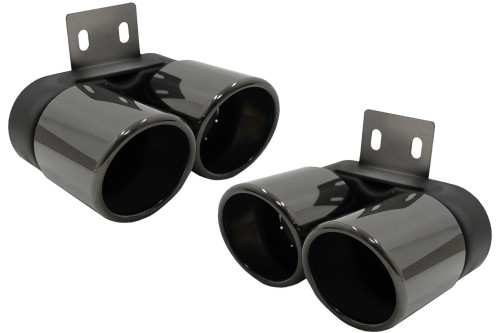 KOŃCÓWKI WYDECHU BMW 5 SERII F10 F11 (11-17) M5 LCI DESIGN CZARNY POŁYSK