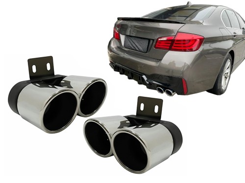 KOŃCÓWKI WYDECHU BMW 5 SERII F10 F11 (11-17) M5 LCI DESIGN CHROM