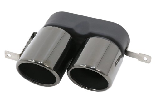 KOŃCÓWKI WYDECHU BMW 3 SERII G20 G21 M3 LOOK PODWÓJNE CZARNY TYTAN