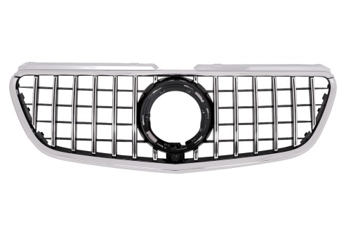 GRILL PANAMERICANA MERCEDES VITO W447 FACELIFT (20-25) CZARNY CHROM