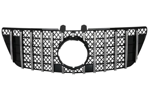 GRILL PANAMERICANA MERCEDES ML W164 FACELIFT (08-11) CZARNY CHROM
