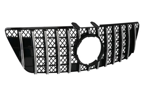 GRILL PANAMERICANA MERCEDES ML W164 FACELIFT (08-11) CZARNY CHROM