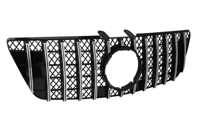 GRILL PANAMERICANA MERCEDES ML W164 FACELIFT (08-11) CZARNY CHROM
