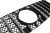 GRILL PANAMERICANA MERCEDES ML W164 FACELIFT (08-11) CZARNY CHROM