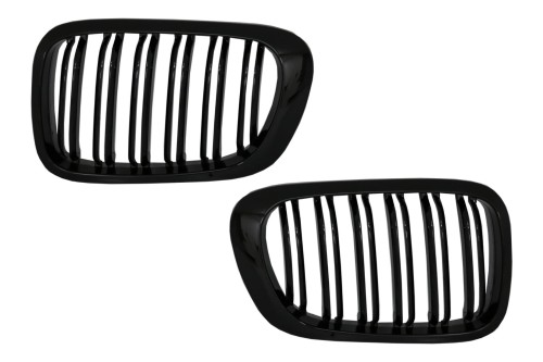 GRILL ATRAPA NERKI BMW 3 SERIII E46 COUPÉ CABRIO (1999-2002) CZARNY POŁYSK