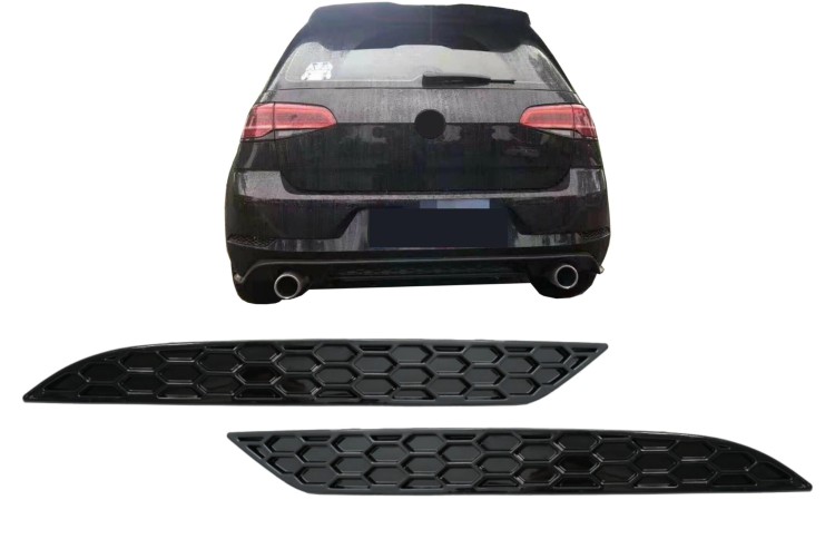 ZAŚLEPKI ODBLASKÓW W ZDERZAKU PLASTER MIODU VW GOLF 7.5 (17-19)