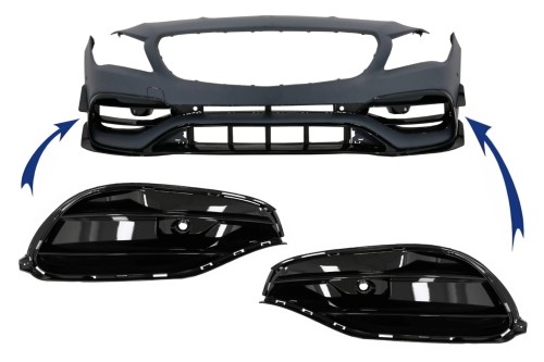 KRATKI BOCZNE ZDERZAKA MERCEDES CLA W117 C117 X117 13-18 CLA45 DESIGN