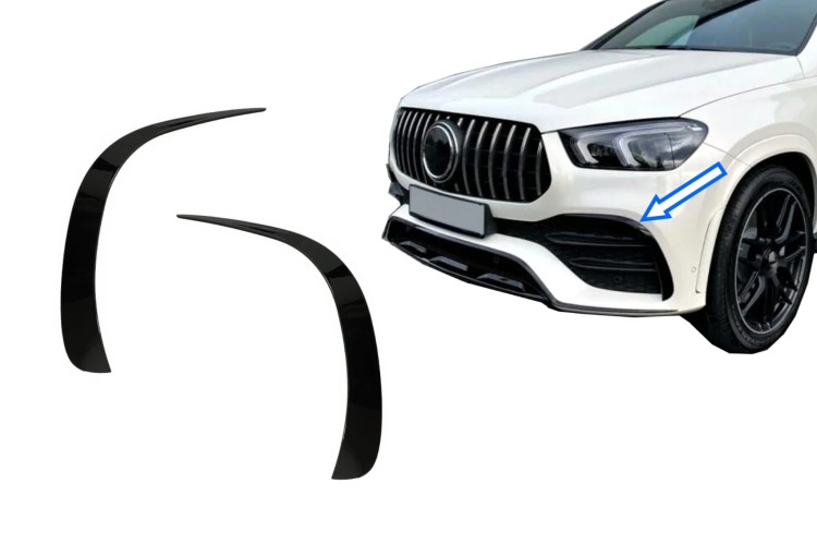 AERO PŁETWY ZDERZAKA MERCEDES GLE W167 GLE COUPE C167 19+ AMG GLE53 DESIGN