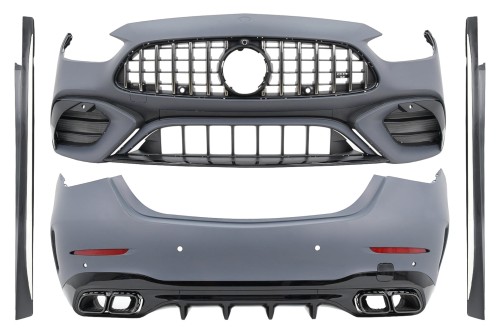 BODY KIT ZDERZAK PRZEDNI TYLNY MERCEDES C KLASA W206 SEDAN 21+ C63 DESIGN