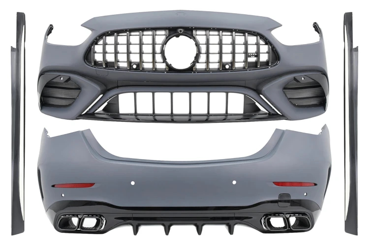 BODY KIT ZDERZAK PRZEDNI TYLNY MERCEDES C KLASA W206 SEDAN 21+ C63 DESIGN