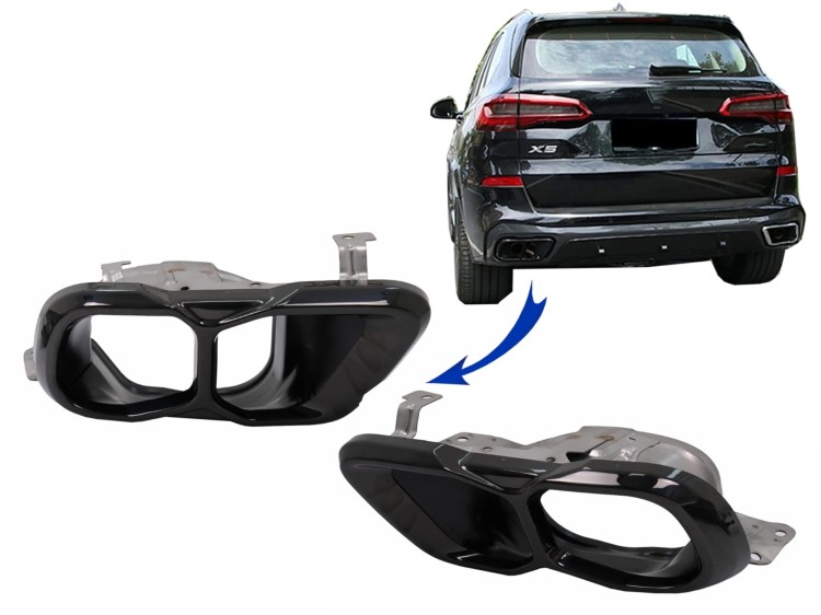 KOŃCÓWKI WYDECHU BMW X5 G05 X6 G06 X7 G07 M-PAKIET 18+
