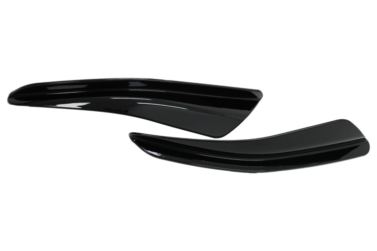DOKŁADKI ZDERZAKA PRZEDNIEGO VW GOLF 8 MK8 MQB GTI / R-LINE 20+ PIANO BLACK