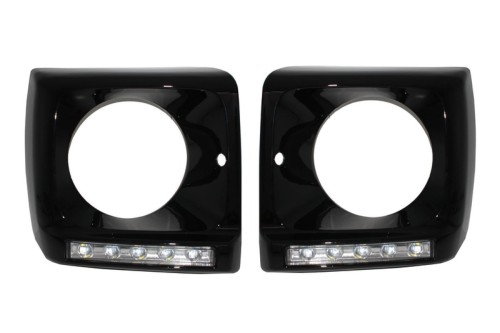 OSŁONY REFLEKTORÓW LED DRL MERCEDES G KLASA W463 89-12 G65 DESIGN