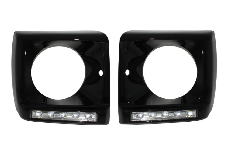 OSŁONY REFLEKTORÓW LED DRL MERCEDES G KLASA W463 89-12 G65 DESIGN