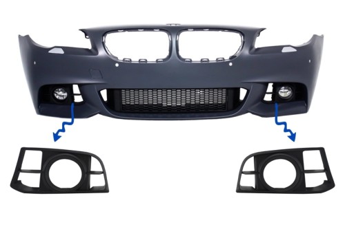 KRATKI BOCZNE BMW 5 SERII F10 F11 10-17 ZDERZAK M-PAKIET LCI DESIGN