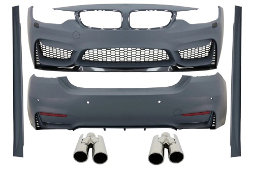 BODY KIT ZDERZAK PRZEDNI TYLNY BMW 4 SERII F32 F33 13-19 M4 LOOK