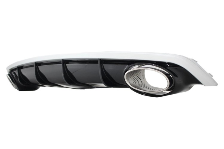 DYFUZOR TYLNEGO ZDERZAKA KOŃCÓWKI WYDECHU AUDI A7 4G LIFT (15-18) RS7 LOOK
