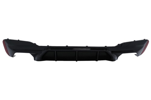 DYFUZOR TYLNEGO ZDERZAKA BMW 5 SERII G30 G31 17+ M5 DESIGN CZARNY POŁYSK