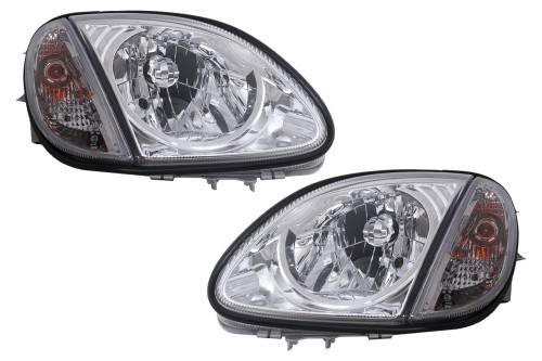 REFLEKTORY LAMPY PRZEDNIE MERCEDES SLK R170 (04.1996-2004) CHROM