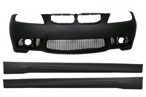 ZDERZAK PRZEDNI LISTWY PROGOWE BMW 3 SERII E90 E91 (04-08) M3 LOOK