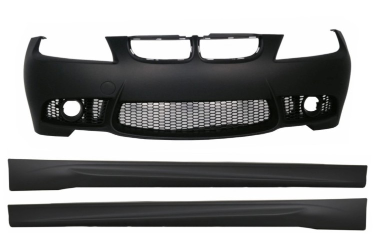 ZDERZAK PRZEDNI LISTWY PROGOWE BMW 3 SERII E90 E91 (04-08) M3 LOOK