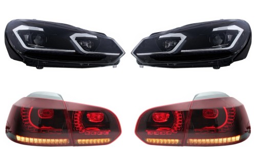 REFLEKTORY LED LAMPY PRZEDNIE TYLNE VW GOLF 6 VI (08-13) G7.5 LOOK LHD
