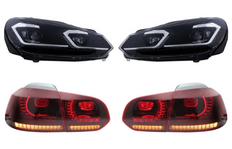 REFLEKTORY LED LAMPY PRZEDNIE TYLNE VW GOLF 6 VI (08-13) G7.5 LOOK LHD