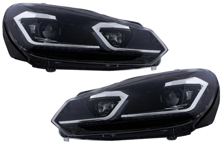REFLEKTORY LAMPY PRZEDNIE LED VW GOLF 6 VI (08-13) G7.5 LOOK