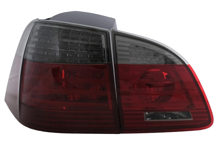 TYLNE LAMPY LED BMW 5 SERII E61 TOURING (2004-03.2007) CZERWONE DYMIONE