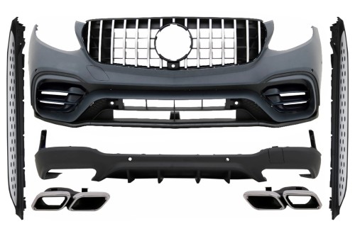 BODY KIT ZDERZAK PRZEDNI TYLNY MERCEDES GLC SUV X253 15-19 GLC63 DESIGN