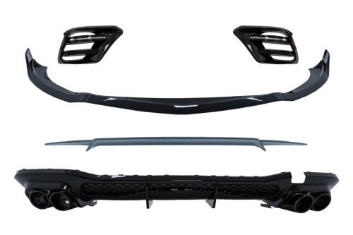 PAKIET DOKŁADEK SPOILER DOKŁADKA BRABUS LOOK MERCEDES S KLASA W223 20+