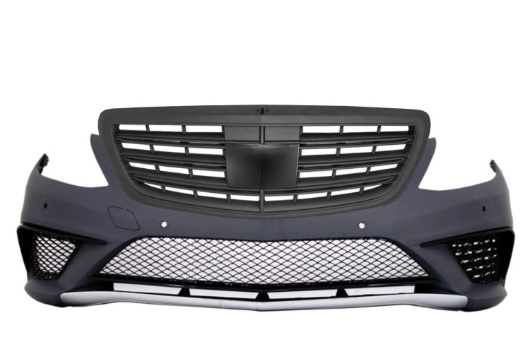 ZDERZAK PRZEDNI MERCEDES ATRAPA CHŁODNICY S KLASA W222 13-17 PDC S63 DESIGN