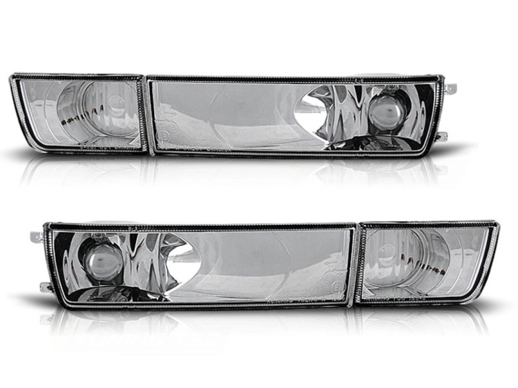 PRZEDNIE KIERUNKOWSKAZY CHROME VW GOLF 3 / VENTO