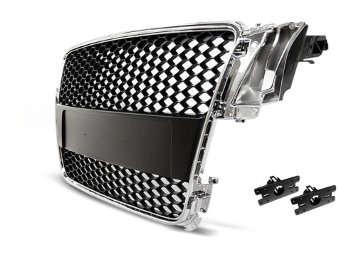 GRILL ATRAPA CHROM RS5 PLASTER MIODU AUDI A5 8T 07-11 PRZEDLIFT